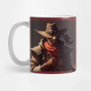 Illustration of Cowboy Kerm Mug